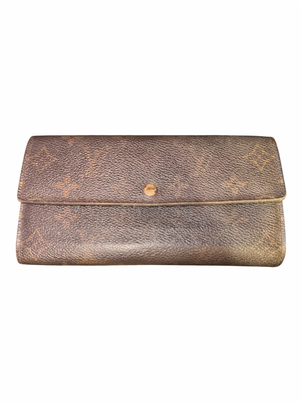 Authentic Louis Vuitton Monogram Sarah Wallet | Date Code MI0067